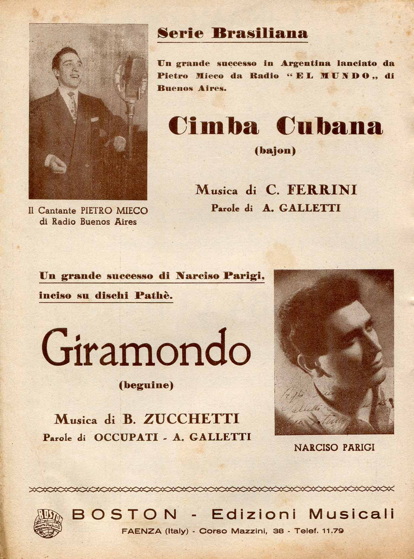 Giramondo: beguine